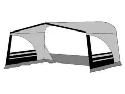 Te Velde Luifel Regenboog 240 Cm Antraciet -Buiten Kamperen 1 3 tevelde luifel regenboog rechts antraciet 1