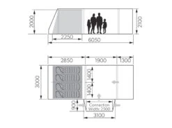 Dometic Rarotonga Drive Away FTT 401 RH Camper-bus Tent -Buiten Kamperen 14 4 dometic rarotonga drive away ftt 401 rh camper bus tent afmeting 9120002161