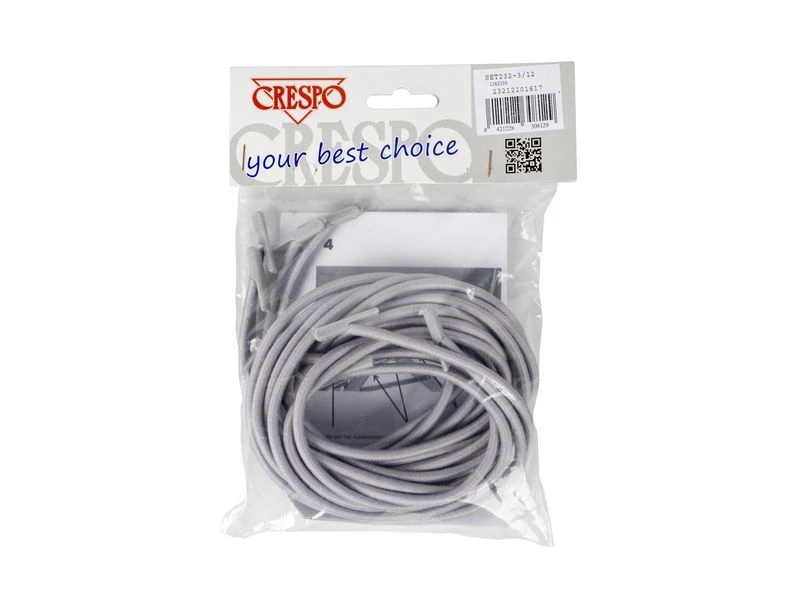 Crespo Elastiek Relaxstoelen 2x Kort 2x Lang Grijs 2 Crespo Elastiek Relaxstoelen 2x Kort 2x Lang Grijs - Afbeelding 2