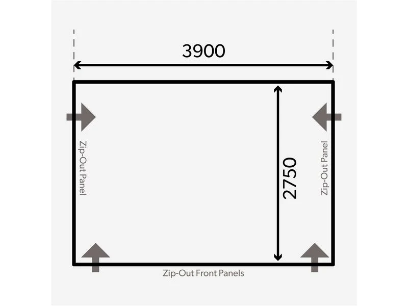 Kampa Dometic Opblaasbare Voortent Club Air All-season 390 L 2 Kampa Dometic Opblaasbare Voortent Club Air All-season 390 L - Afbeelding 2