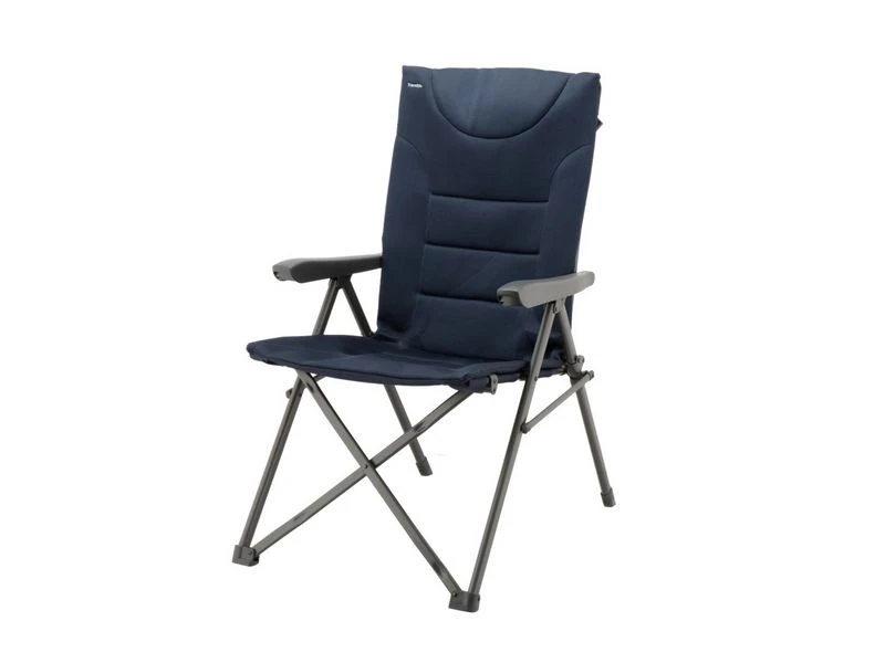 Travellife Barletta Kampeerstoel Cross Blauw 2 Travellife Barletta Kampeerstoel Cross Blauw - Afbeelding 2