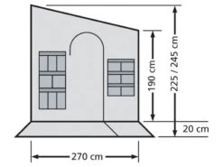 Voorkant -Buiten Kamperen 49 1 eurotrail scheidingswand voortentluifel etct0022 270