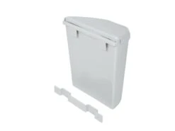 Bo-Camp Afvalbak Compact 6 Liter Grijs -Buiten Kamperen 62 2 bo camp afvalbak compact 6 liter grijs 5329980