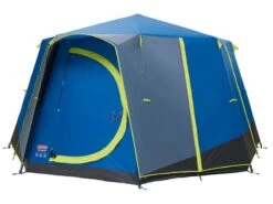 Voorkant 25 Voorkant -Buiten Kamperen 64 1 coleman familie tent octagon blue lime 2000035750