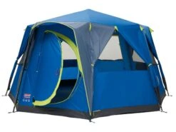 Coleman Familie Tent Octagon Blue-lime -Buiten Kamperen 64 2 coleman familie tent octagon blue lime 2000035750