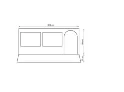Eurotrail Canopy Room Bergen 440 -Buiten Kamperen eurotrail bergen canopy room caravanstore 440 etct0163 3