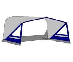 Voorkant 14 Te Velde Luifel Tarik 220 Cm Blauw